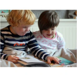 Kinder Schlafanzug 2-teilig Bio-Baumwolle Blau-grau-weiß -Hans Natur Kindersale 777fcfc8 280739