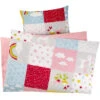 Kinderbettwäsche Bio-Baumwolle Patchwork Einhorn