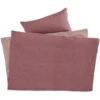 Kinderbettwäsche Zum Wenden Bio-Baumwolle Jersey Mauve