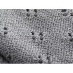 Babydecke Ajour Strick Bio-Baumwolle Grey -Hans Natur Kindersale 833df2cc 273714