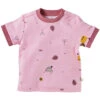 Baby T-Shirt Bio-Baumwolle Garten Rosa