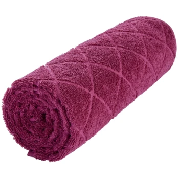 Handtuch Bio-Baumwolle Frottee Raute Fliederbeere 18 Handtuch Bio-Baumwolle Frottee Raute Fliederbeere – Bild 18