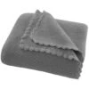 Kuscheldecke Für Erwachsene Bio-Baumwolle Light Grey Melange