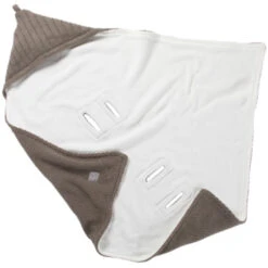 Einschlagdecke Babyschale Bio-Baumwolle Dark Brown Melange -Hans Natur Kindersale 88c8e0fa 307414