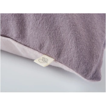 Kissenbezug Bio-Baumwolle Biber-Qualität Lila 3 Kissenbezug Bio-Baumwolle Biber-Qualität Lila – Bild 3