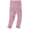 Baby Und Kinder Leggings Bio-Baumwolle Beere Geringelt