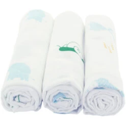 Spucktücher Bio-Baumwolle 3er-Set Blue -Hans Natur Kindersale 8cbcdec5 267571 1