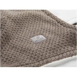Einschlagdecke Babyschale Bio-Baumwolle Dark Brown Melange -Hans Natur Kindersale 8d3f245a 307398