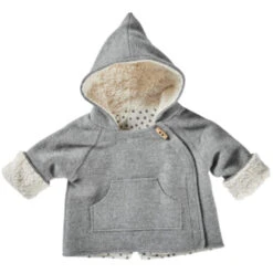 Baby Und Kinder Jacke Bio Schurwolle Walk Mit Teddyfutter Lila -Hans Natur Kindersale 8eda98c8 303062 2