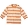 Kinder Pullover Strick-Qualität Bio-Baumwolle Ecru-orange