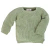 Baby Und Kinder Pullover Grobstrick Bio-Baumwolle Matcha
