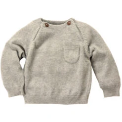 Baby Und Kinder Pullover Feinstrick Bio-Baumwolle Graphit -Hans Natur Kindersale 9296af63 347194 2