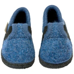 Kinder Hausschuhe Walkpuschen Inkblau -Hans Natur Kindersale 9675c3e3 339019 5