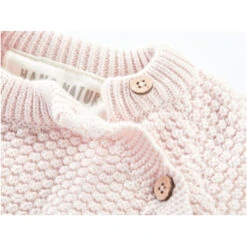 Baby Jacke Perl-Strick Bio-Baumwolle Rosé Melange -Hans Natur Kindersale 969a377b 317008