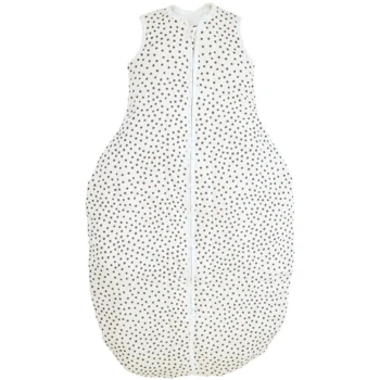 Winterschlafsack Baby Bio-Schurwolle Tupfen Taupe 1 Winterschlafsack Baby Bio-Schurwolle Tupfen Taupe