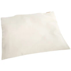 Biber-Kopfkissenbezug Aus Bio-Baumwolle Natur