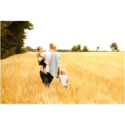 Babydecke Bio-Baumwolle Mit Muschelkante, Blau -Hans Natur Kindersale a6564530 271714