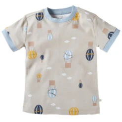 Kinder T-Shirt Bio-Baumwolle Heißluftballon Blau -Hans Natur Kindersale a8b4e6f3 303929 9