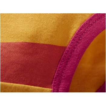 Mädchen Slip Bio-Baumwolle Blockstreifen Koralle 2 Mädchen Slip Bio-Baumwolle Blockstreifen Koralle – Bild 2