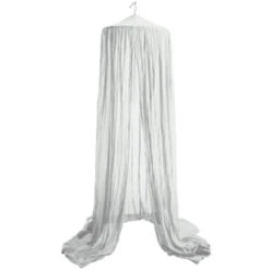 Betthimmel Baldachin Bio-Baumwolle Warm White