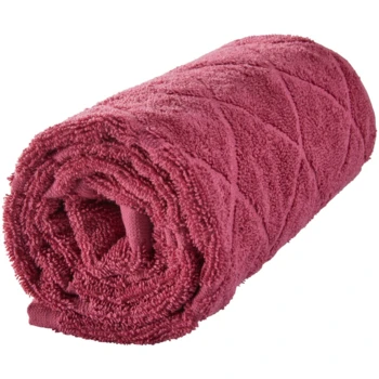 Handtuch Bio-Baumwolle Frottee Raute Fliederbeere 3 Handtuch Bio-Baumwolle Frottee Raute Fliederbeere – Bild 3