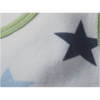 Kinder Unterhemd Bio-Baumwolle Stern Weiß 2 Kinder Unterhemd Bio-Baumwolle Stern Weiß – Bild 2