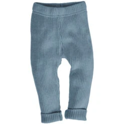 Baby Und Kinder Leggings Bio-Baumwolle Strick Blau