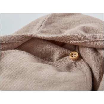 Baby Wickel Strampler Bio-Baumwolle Feinstrick Beige 3 Baby Wickel Strampler Bio-Baumwolle Feinstrick Beige – Bild 3