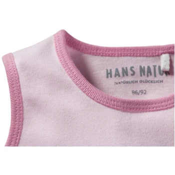 Kinder Unterhemd Bio-Baumwolle Rosa 3 Kinder Unterhemd Bio-Baumwolle Rosa – Bild 3