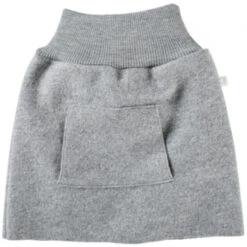 Kinder Rock Bio Schurwolle Walk Hellgrau