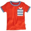 Kinder T-Shirt Bio-Baumwolle Rot Mit Tasche