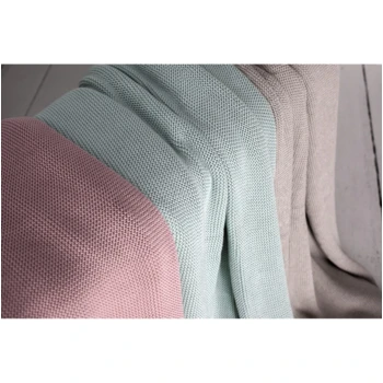 Kuscheldecke Für Erwachsene Bio-Baumwolle Light Beige Melange 6 Kuscheldecke Für Erwachsene Bio-Baumwolle Light Beige Melange – Bild 6