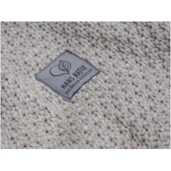 Einschlagdecke Babyschale Bio-Baumwolle Light Beige Melange 4 Einschlagdecke Babyschale Bio-Baumwolle Light Beige Melange – Bild 4