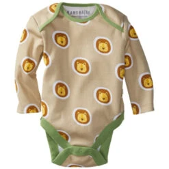 Baby Langarmbody Bio-Baumwolle Löwe