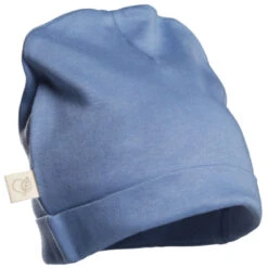 Kinder Mütze Bio-Baumwolle Blau-off White -Hans Natur Kindersale c0156e63 285657