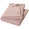 Babydecke Bio-Baumwolle Strick-Qualität Altrosa