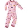 Kinder Schlafanzug 2-teilig Bio-Baumwolle Pilzparty Rosa