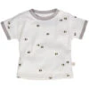 Baby T-Shirt Bio-Baumwolle Biene Grau