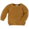 Baby Und Kinder Pullover Grobstrick Bio-Baumwolle Curry