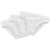 Jungen Slip Bio-Baumwolle 3er Set Off White