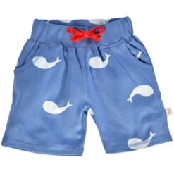 Kinder Shorts Bio-Baumwolle Blau-off White Dunkel Blau -Hans Natur Kindersale d188ca85 286969 6