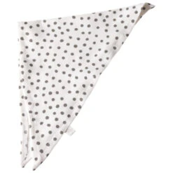 Dreieckstuch Bio-Baumwolle Tupfen Taupe