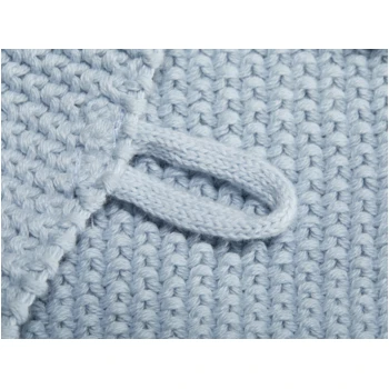 Handtuch Bio-Baumwolle Perl-Strick-Qualität Sky Blue 2 Handtuch Bio-Baumwolle Perl-Strick-Qualität Sky Blue – Bild 2