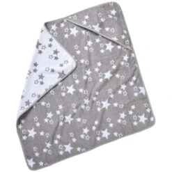 Kapuzenhandtuch Bio-Baumwolle Türkis-weiß -Hans Natur Kindersale e459e45a 295685 1