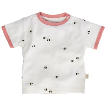 Baby T-Shirt Bio-Baumwolle Pilzparty Rosa 5 Baby T-Shirt Bio-Baumwolle Pilzparty Rosa – Bild 5