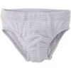 Jungen Slip Bio-Baumwolle Grau-weiß Gestreift