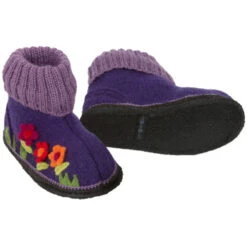 Kinder Hausschuhe Hüttenschuhe Dunkelblau -Hans Natur Kindersale edc81e3b 347465