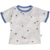 Baby T-Shirt Bio-Baumwolle Biene Blau