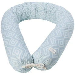 Stillkissen, Bezug Bio-Baumwolle Füllung Kapok, Raute Mint -Hans Natur Kindersale ef2e58c6 288765