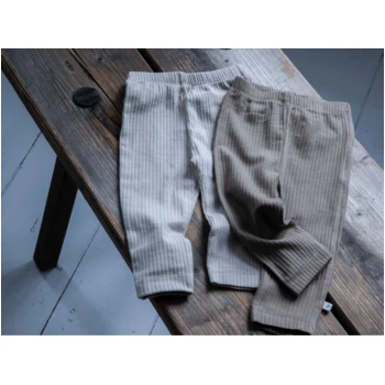 Baby Und Kinder Leggings Bio-Baumwolle 2er Set Beige-braun 3 Baby Und Kinder Leggings Bio-Baumwolle 2er Set Beige-braun – Bild 3